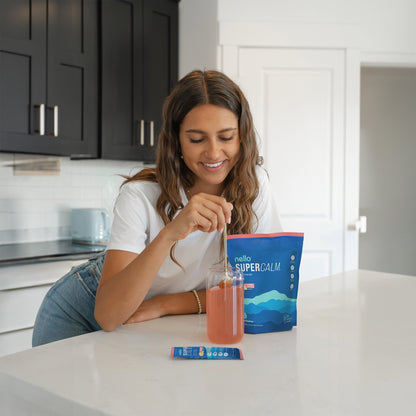 SUPERCALM™ - Dites à Dieu au stress quotidien, ventre et visage gonflés