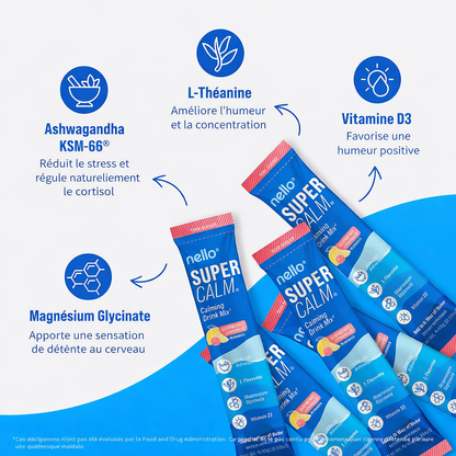 SUPERCALM™ - Dites à Dieu au stress quotidien, ventre et visage gonflés