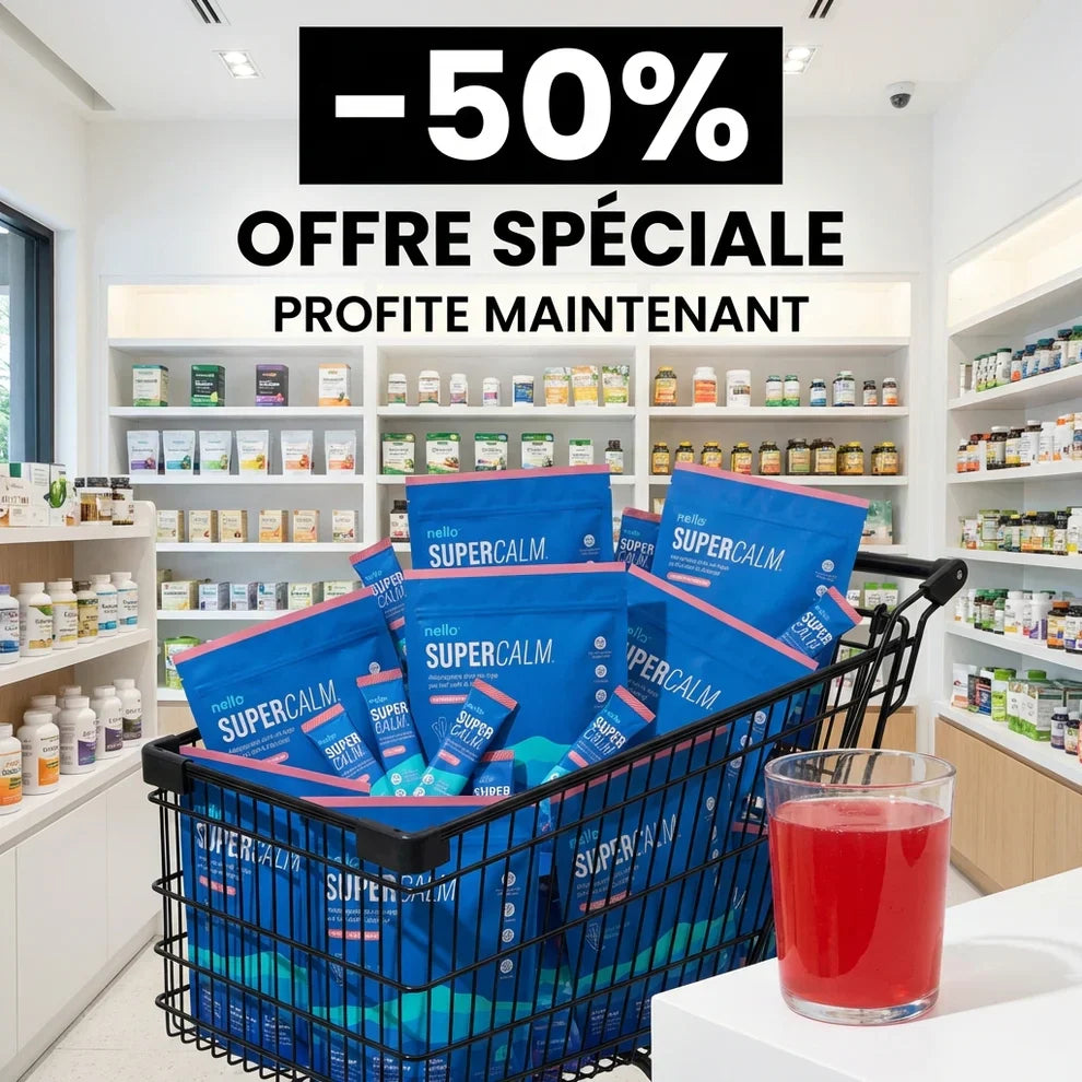 SUPERCALM™ - Dites à Dieu au stress quotidien, ventre et visage gonflés