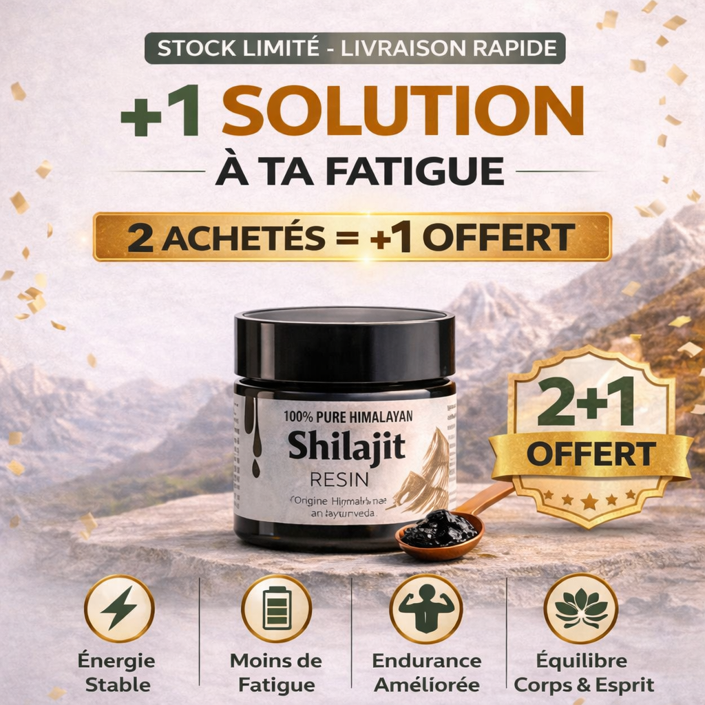 Résine de Shilajit AUTHENTIQUE 50g