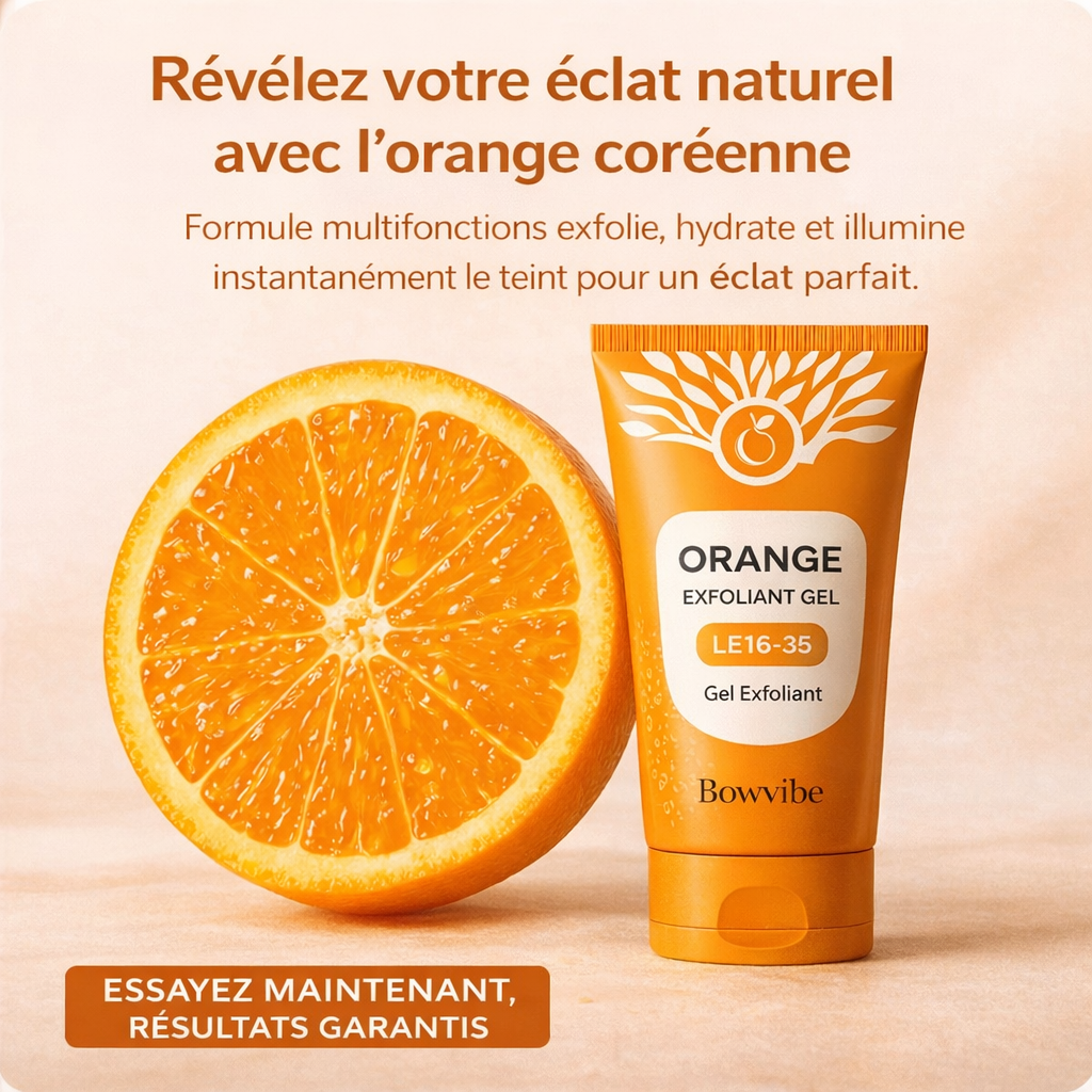 Gel Exfoliant à l’Orange Adieu taches sombres & rugosités